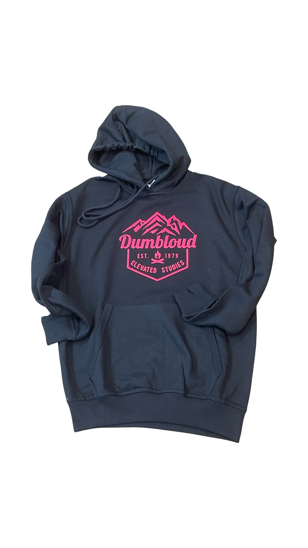 Black/Hot Pink Elevated Studies hoodie