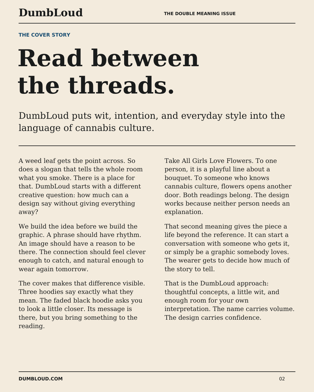 Read between the threads