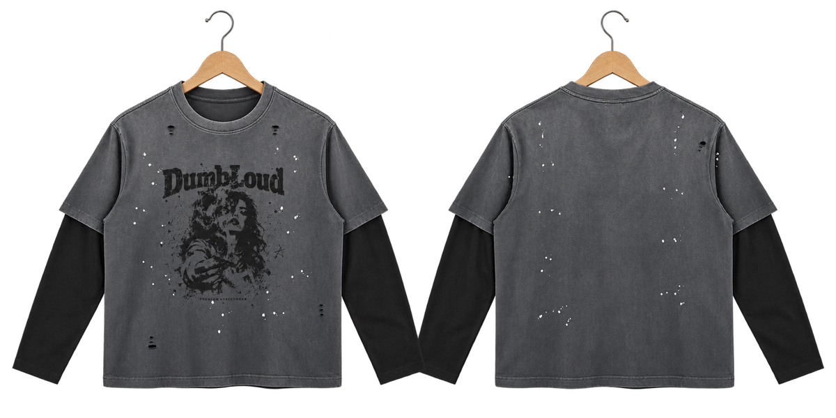 Take this L Tee on wooden hanger