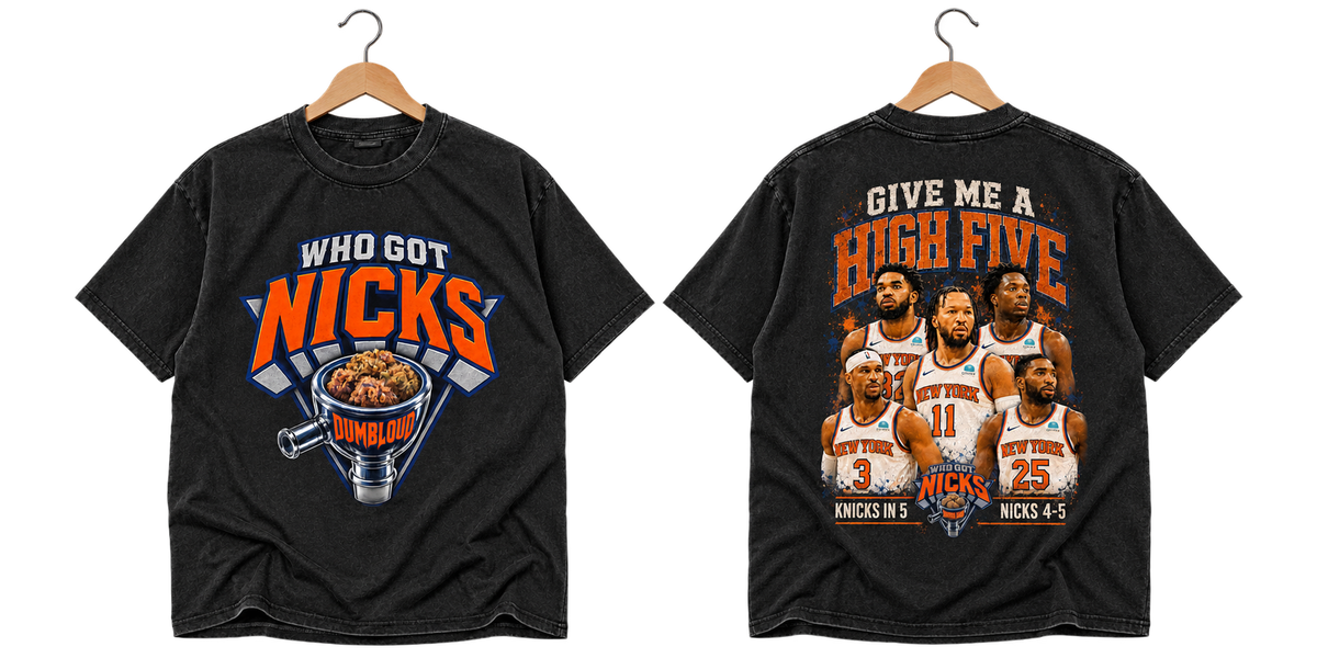 Who Got Nicks? on wooden hanger